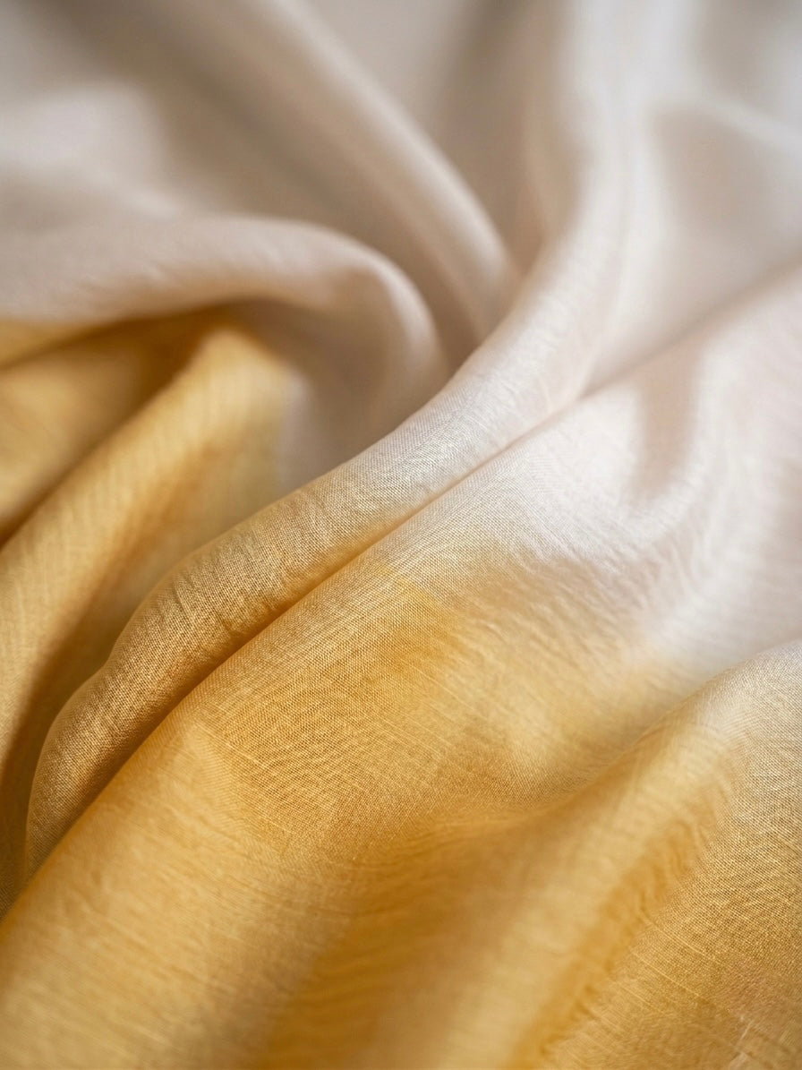 SHUROOQ - Butter Yellow Ombré Hijab